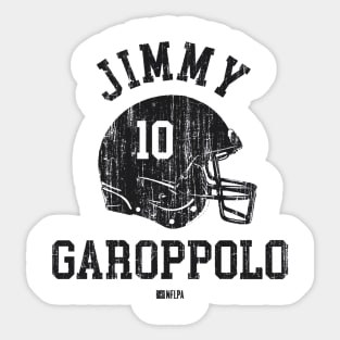 Jimmy Garoppolo Las Vegas Helmet Font Sticker